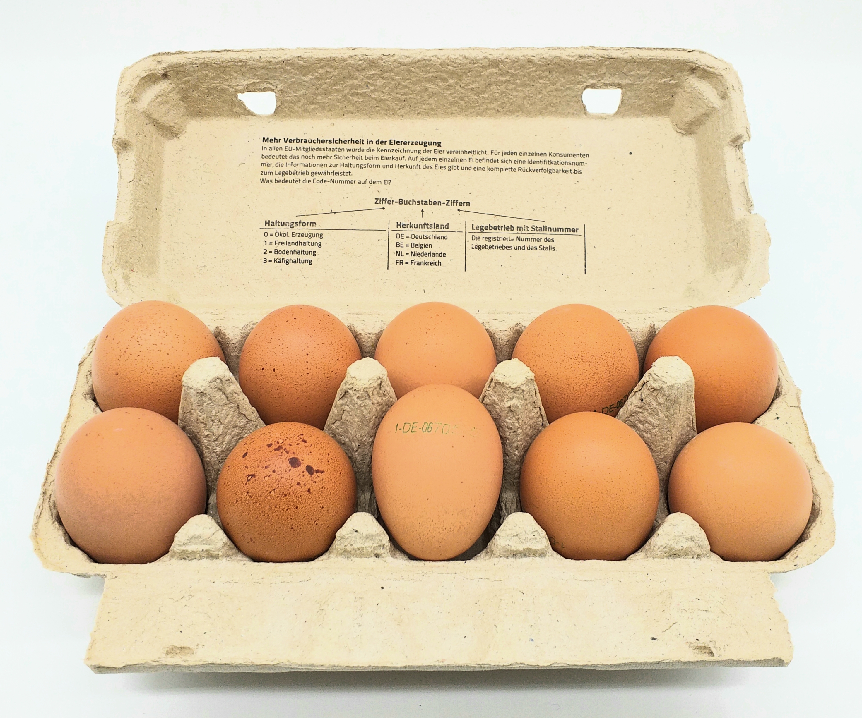 Eier von "Wingertshinkel" Gr L 10 Stück